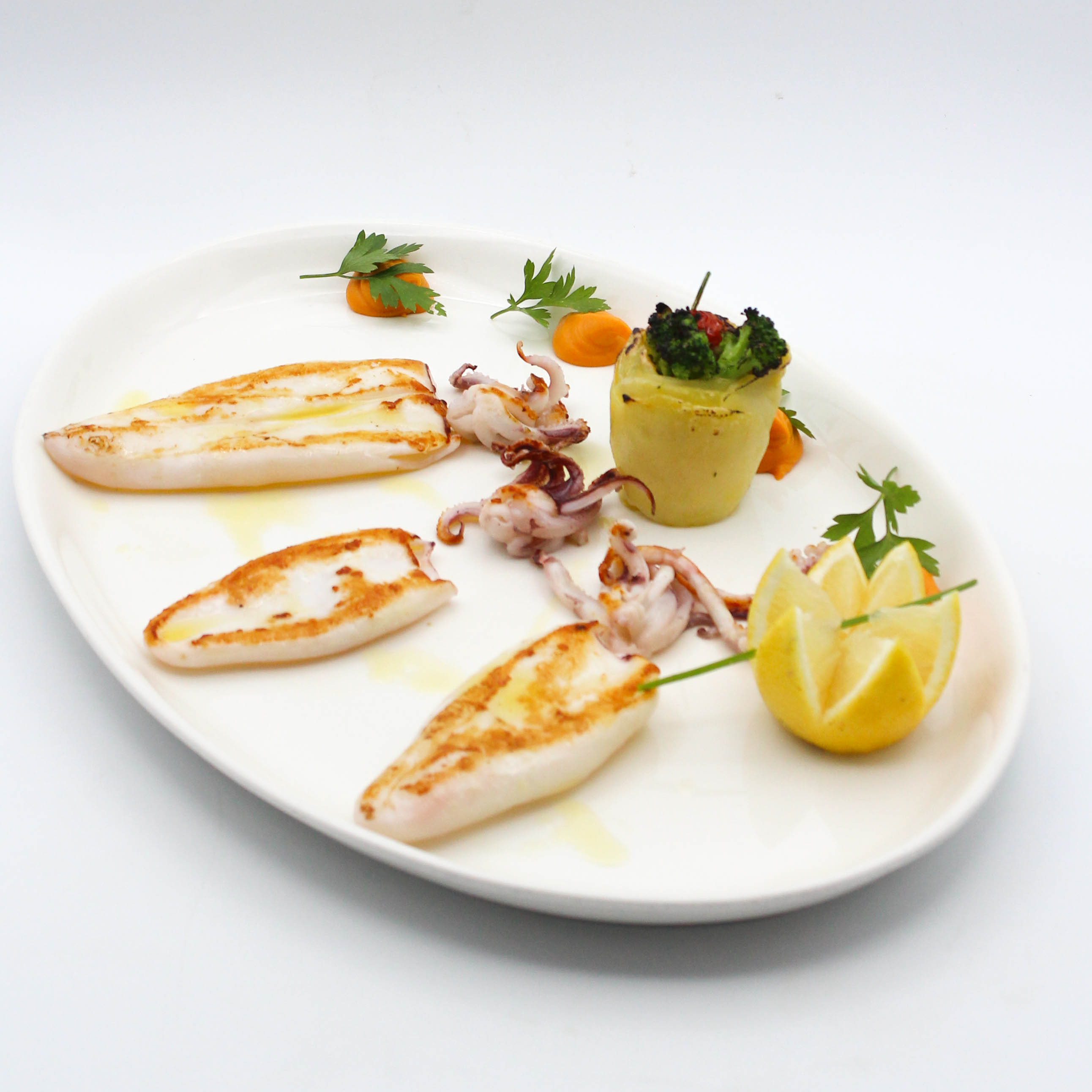 Grilled squid 
